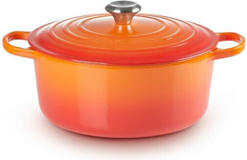Le Creuset Gusseiserner Tiefe Topf aus Mandeimi 5.3l / 26cm Volcanic