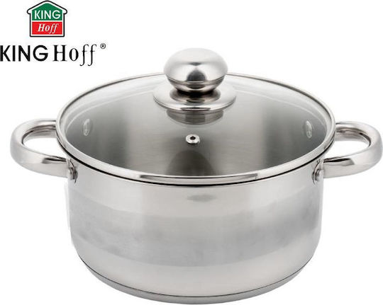 KING Hoff Βαθιά Ανοξείδωτη Κατσαρόλα 1lt / 14cm