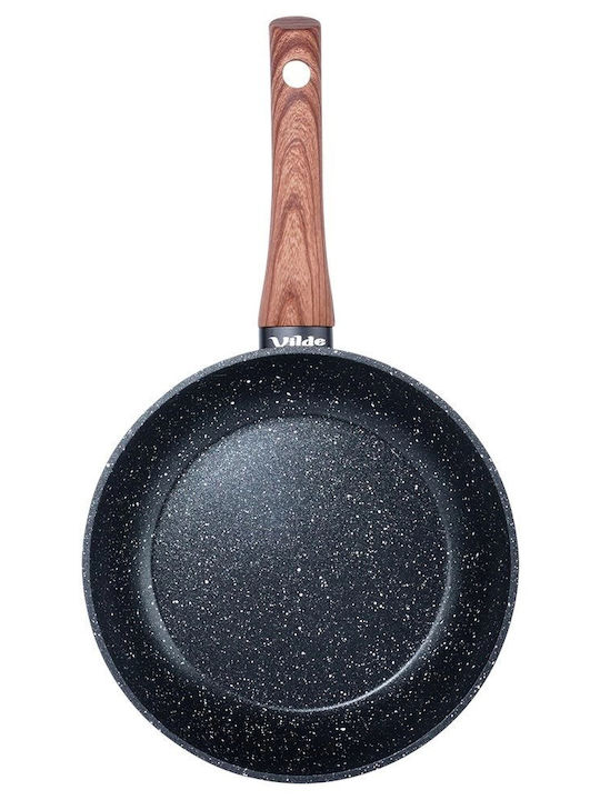 Vilde Non-Stick Pan Interior Coating Granite Granitica 20cm Black