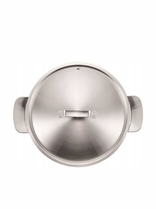 Fiskars Pan Mit Deckel aus Stahl mit Antihaftbeschichtung 28cm