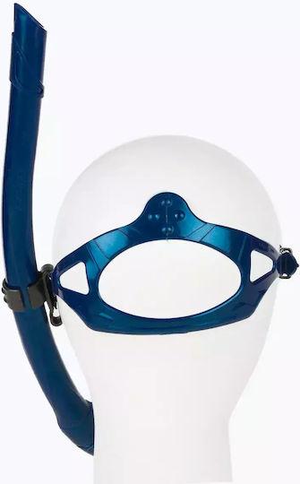 CressiSub Diving Mask with Snorkel Calibro & Corsica Blue