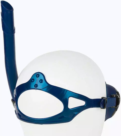CressiSub Diving Mask with Snorkel Calibro & Corsica Blue