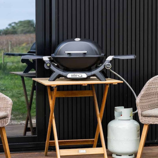 Weber Q1200N Portable Gas Grill with 1 pcs 2.9kW