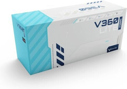 Valkyrie V360 Lite Water Cooling System AIO CPU with 3 120mm Fans and RGB Lighting White