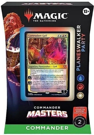 Wizards of the Coast Commander Masters Magic: The Gathering Commander-Deck Planeswalker-Party (EN)