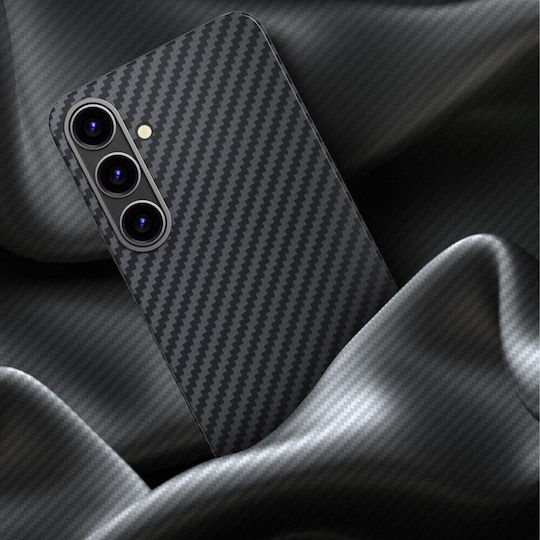 Nekit Umschlag Rückseite Aramid Fiber 1mm Schwarz (Galaxy S25)