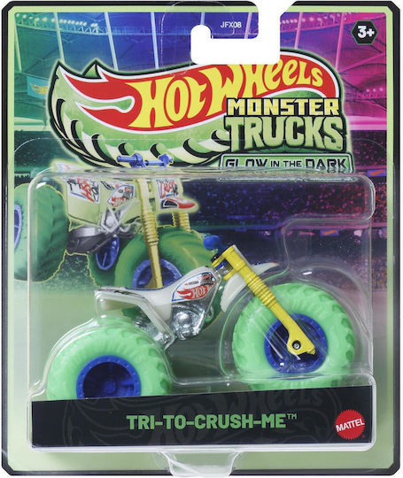 Hot Wheels Glow Monster Truck Car For 3+ Years (Various Designs) 1pc