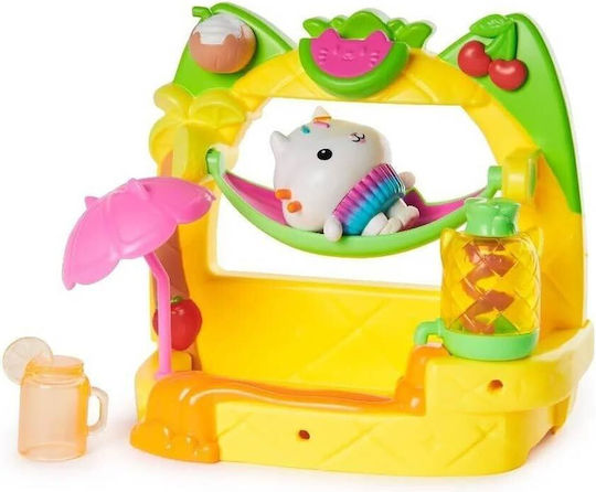 Spin Master Gabby's Dollhouse Cakey's Fruit Smoothie Party Balcony for Ages 3 Plus