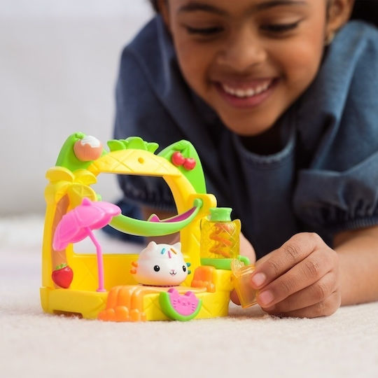 Spin Master Gabby's Dollhouse Cakey's Fruit Smoothie Party Balcony for Ages 3 Plus