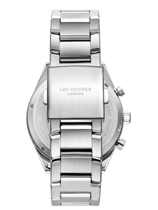 Lee Cooper Men's Watch Battery with Silver Metal Bracelet