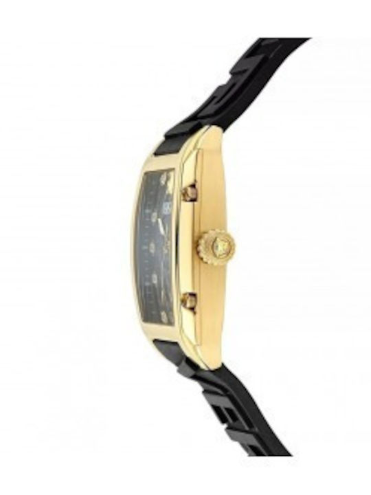 Versace Lady Women's Watch with Black Rubber Strap Versace Lady Women's Watch with Black Rubber Strap