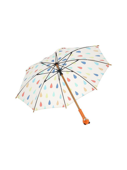 Vilac Kids Curved Handle Umbrella with Diameter 70cm Multicolour