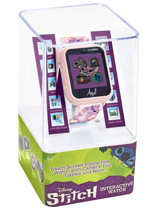 Kids Licensing Kids Digital Watch with Rubber/Plastic Strap Pink