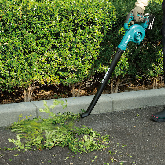 Makita Handheld Leaf Blower 18V with 1 Battery 3Ah & Maximum Air Speed 244.8km/h