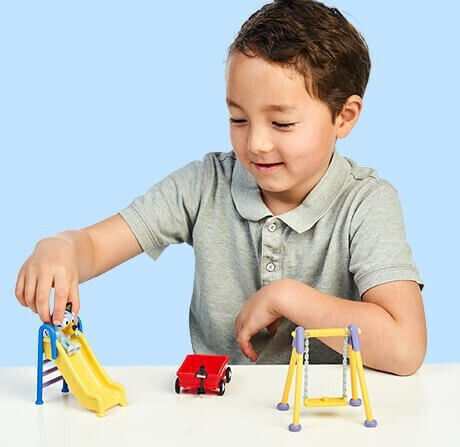 Moose Toys Bluey Playground Figure Figurine 13016 Blu 13016