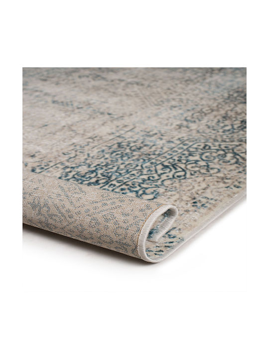 Biokarpet Gossip 9186a Cream Blue Round-160x160