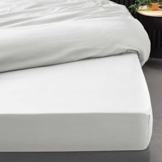 Douceur d'Intérieur Μονό 90x190εκ. με Λάστιχο White Douceur d'Intérieur Μονό 90x190εκ. με Λάστιχο White