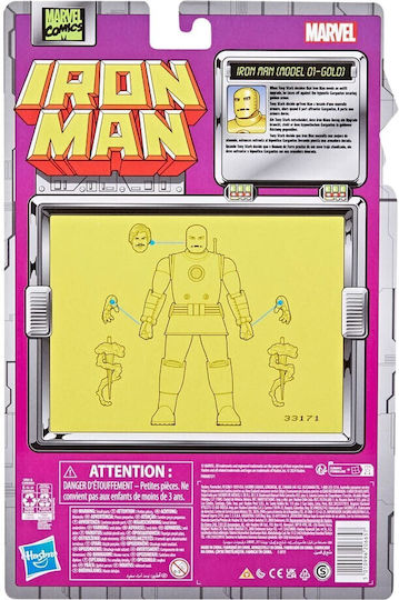 Action-Figur Iron Man Marvel Legenden Eisenmann 15cm.