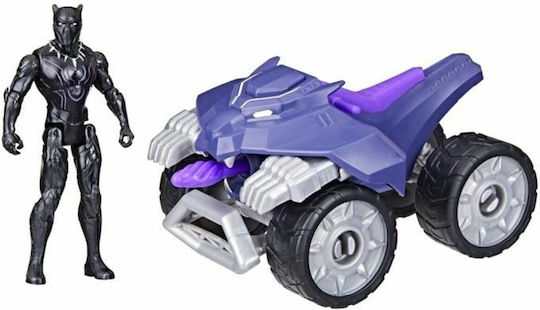 Action-Figur Avengers 4in Figure Vehicle Marvel Avengers Schwarzer Panther 10.16cm.