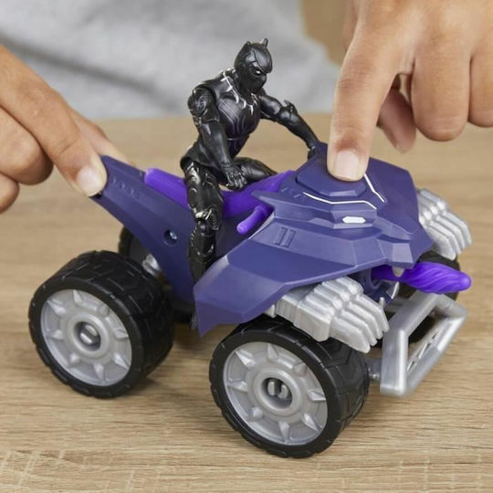 Action-Figur Avengers 4in Figure Vehicle Marvel Avengers Schwarzer Panther 10.16cm.