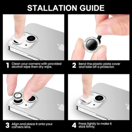 Apple iPhone 16e Enkay Camera Protection Ring Deep Purple