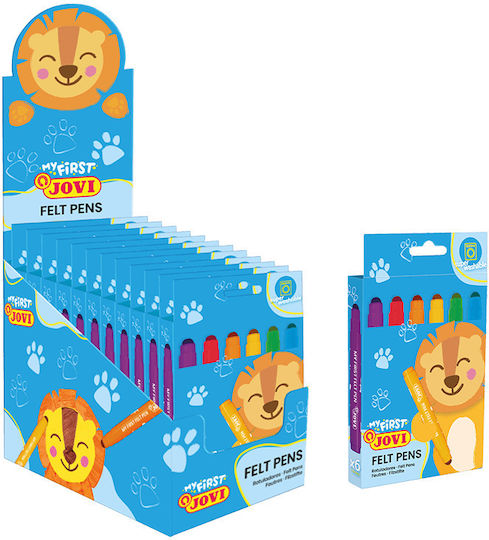 Jovi Waschbare Zeichenmarker Set 6Stück
