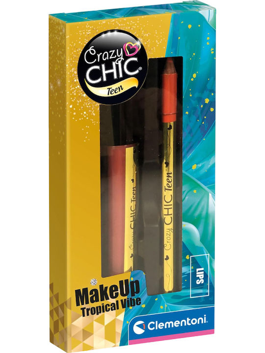 Clementoni Crazy Chic - Teen Makeup Set for Eyes and Lips