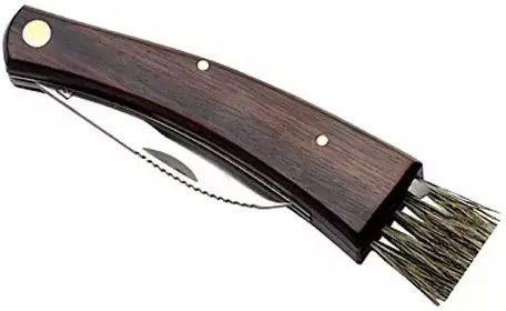 Baladeo Fungus Messer Braun in Hülle