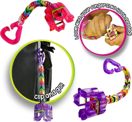 Rainbow Loom Λαστιχάκια Finger L4 Μωβ για Παιδιά 3+ Ετών