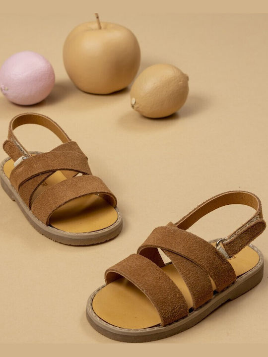 Babywalker Βαπτιστικά Πέδιλα Καφέ