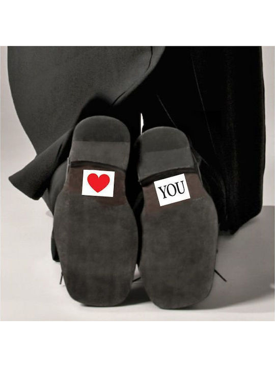 Heart You Shoe Stickers 2 Pieces