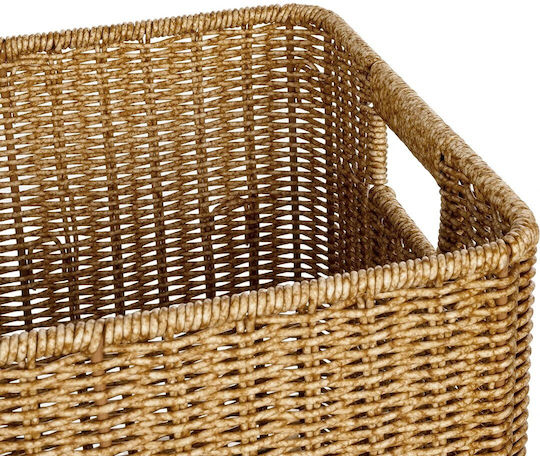 GloboStar Artificial Garden Caves Κασπώ Rattan Μπεζ 32x28x30εκ.