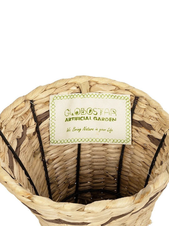 GloboStar Monaco Κασπώ Rattan Μπεζ 29x29x60εκ.