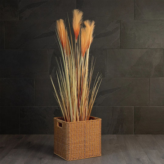 GloboStar Artificial Garden Caves Κασπώ Rattan Μπεζ 32x28x30εκ.