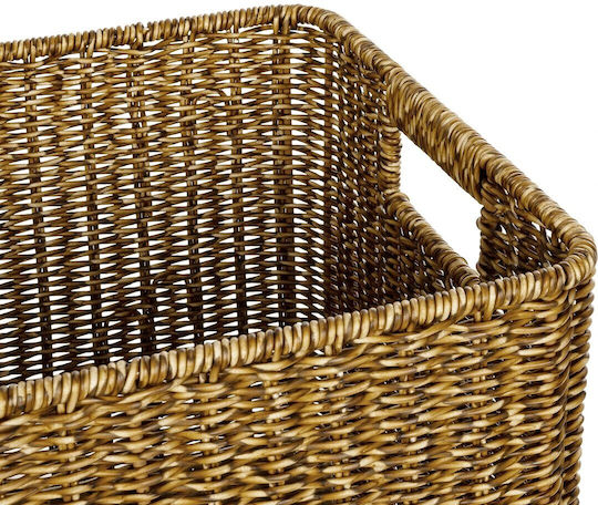 GloboStar Siena Κασπώ Rattan Μπεζ 32x28x30εκ.