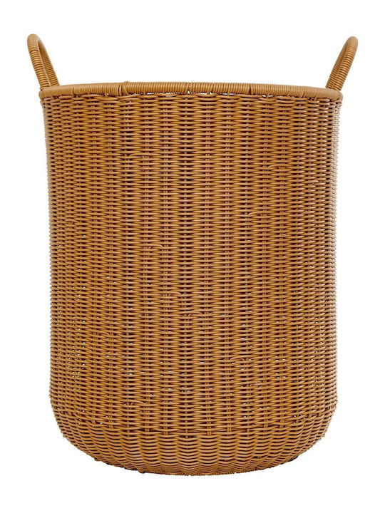 GloboStar Torino Κασπώ Rattan Μπεζ 37x37x52εκ.