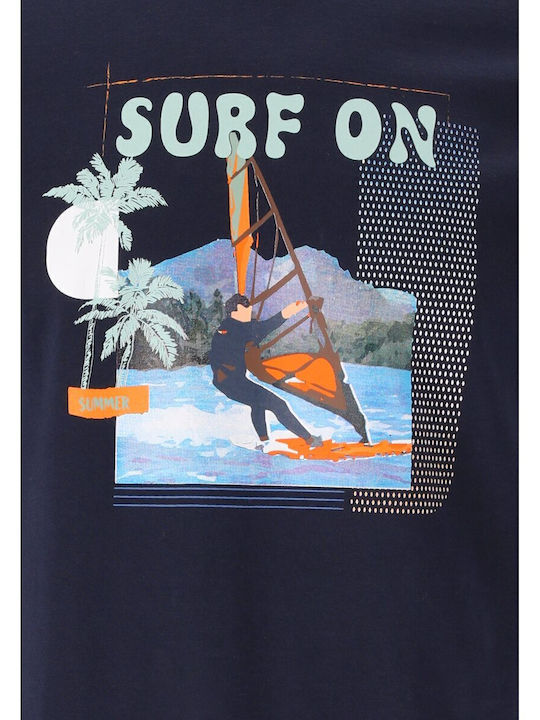 Αθλητικό T-shirt Navy Blazer