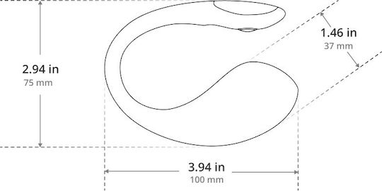 Lovense - Lush 4 Vibrator G-Punkt mit Fernbedienung 4cm Fuchsie