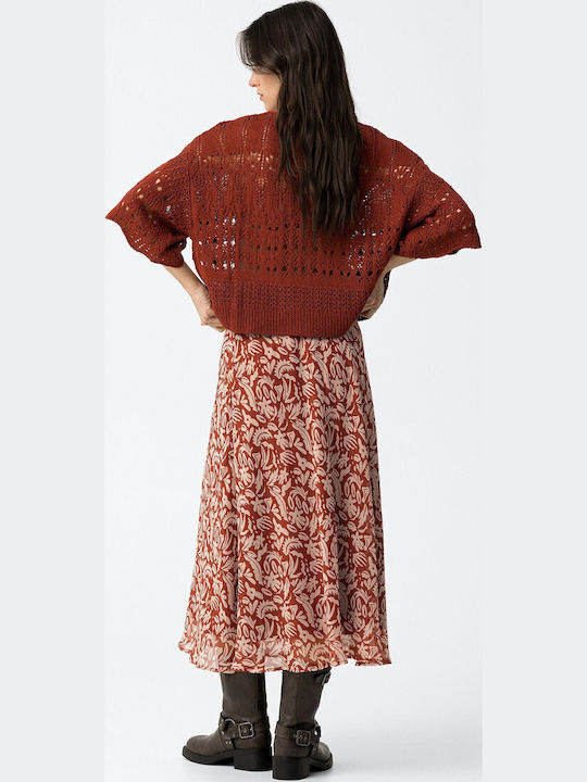 High-waisted Maxi Skirt Floral Floral