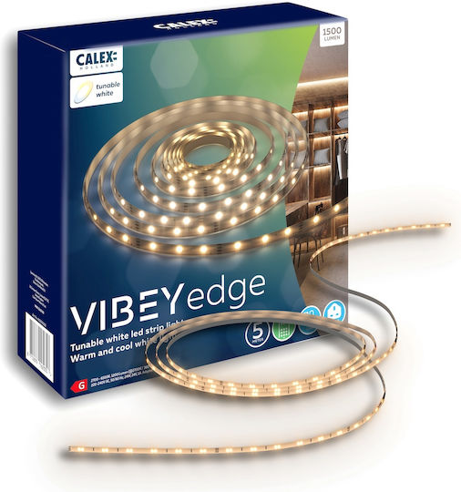 Calex Bandă LED Bianco reglabil Lumină 5m