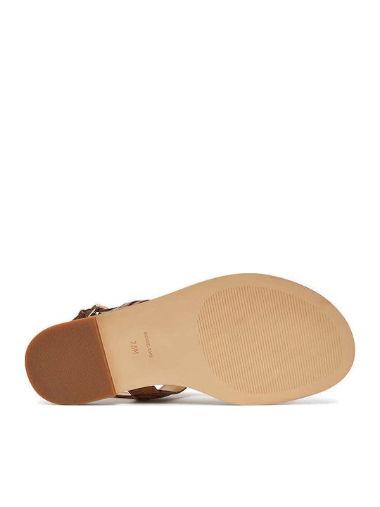 Women's Flat Sandals in Brown Color