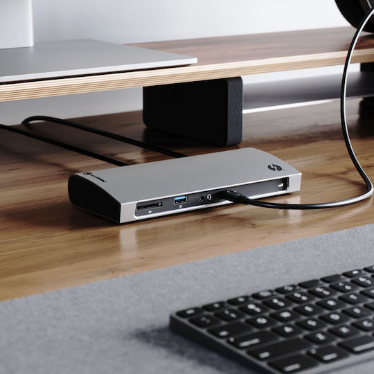 Alogic Thunderbolt 4 Докинг станция с 4K PD Ethernet Сребрист (TB4D3TB)