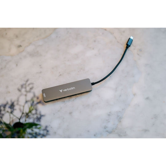Verbatim USB-C Docking Station mit HDMI 4K PD Gray (32156)