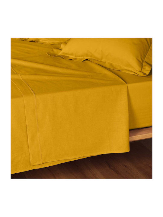 Douceur d'Intérieur Sheet King Size 300x240cm. Lina Yellow