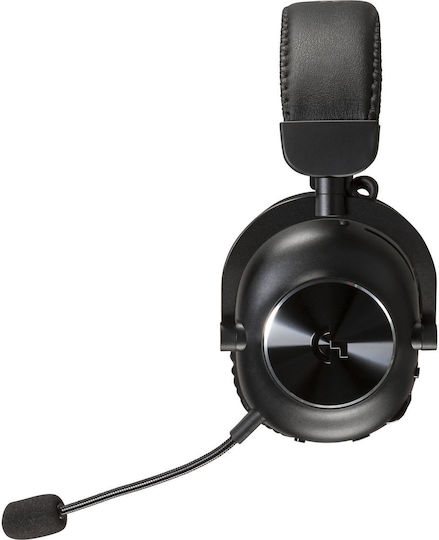 Logitech Pro X 2 Lightspeed & Premium Headset Stand Ασύρματο Over Ear Gaming Headset με σύνδεση 3.5mm / Bluetooth