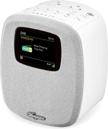 Sangean DCR-83 Επιτραπέζιο Ραδιόφωνο Ρεύματος DAB+ με Bluetooth Λευκό
