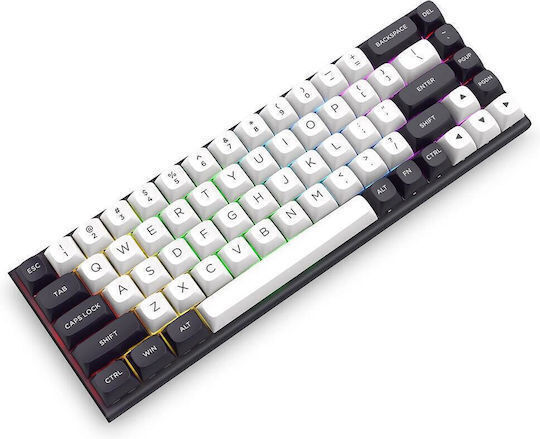 Redragon K701 Gaming Mechanical Keyboard 60% with Magnetic switches and RGB lighting (English US) White
