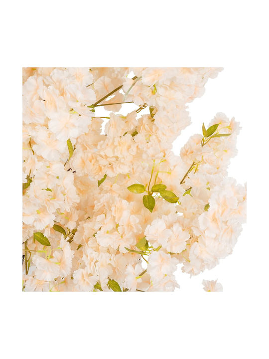 Globostar Artificial Garden Salmon Cherry Blossom Tree 20680 Decorative Artificial Tree Soft Pink Cherry Blossom H200cm