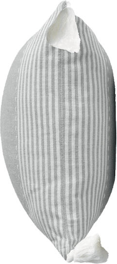 Douceur d'Intérieur Sofa Cushion Iliade Douceur Made of 100% Cotton Grey 1608225 30x50cm