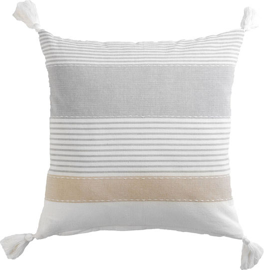 Douceur d'Intérieur Sofa Cushion Iliade Douceur Made from 100% Cotton Grey 1608224 40x40cm